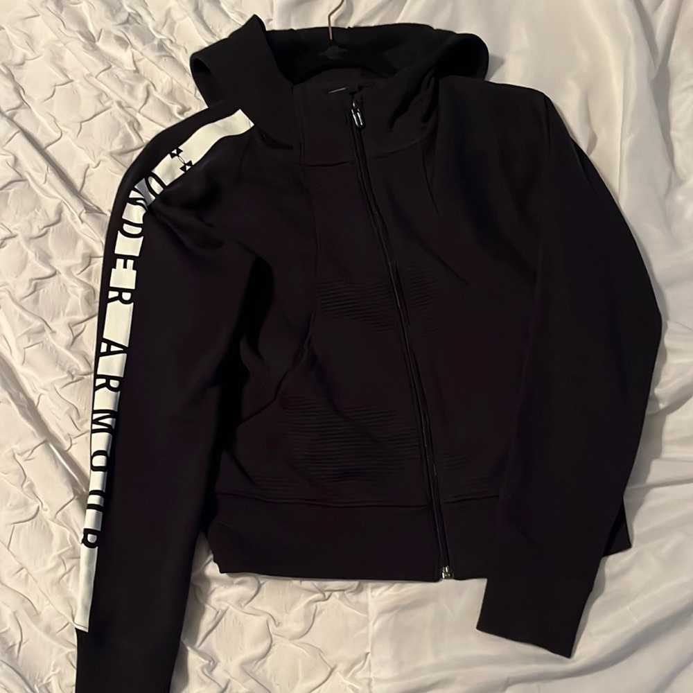 Under armour crop zip up